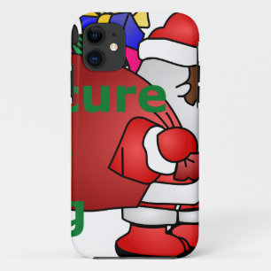 Capa Para iPhone 11 prenda os papais noeis pretos do saco