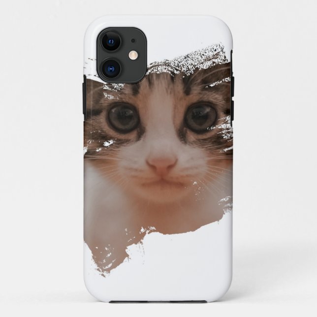 Capa Para iPhone 11 Presente Adorável para Gatos (Verso)