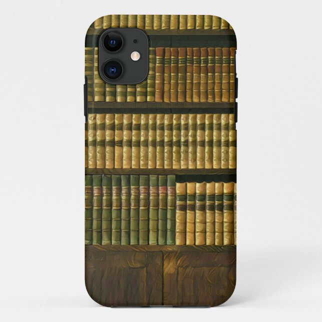 Capa Para iPhone 11 presente da biblioteca legal (Verso)