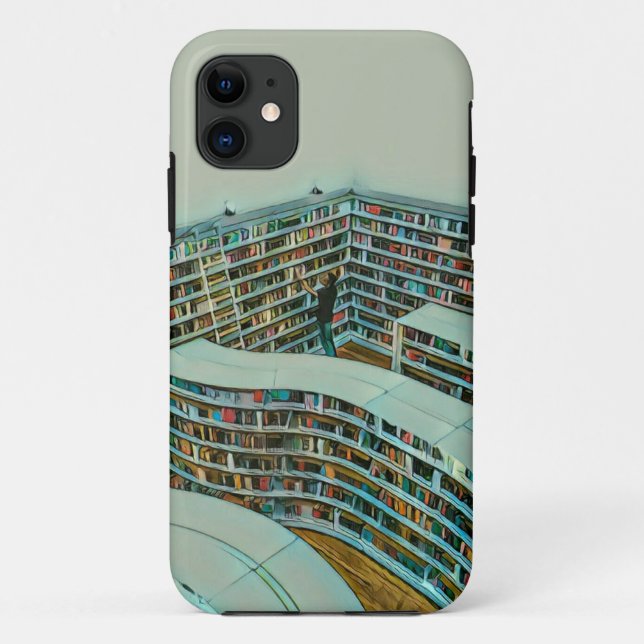 Capa Para iPhone 11 presente de amante de leitura legal (Verso)