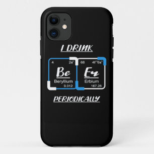 Capa Para iPhone 11 Presente de aniversário Bebo Cerveja Periodicam