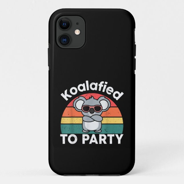 Capa Para iPhone 11 Presente de design de coala engraçado e fofo Koala (Verso)