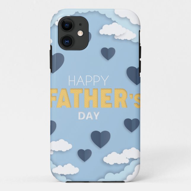 Capa Para iPhone 11 Presente de dia de os pais (Verso)