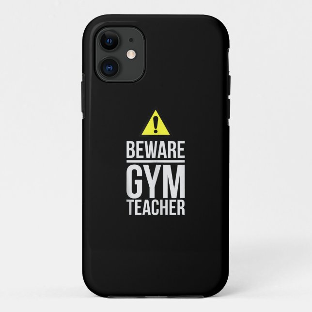 Capa Para iPhone 11 Presente de Educação Física para Professores de Gi (Verso)
