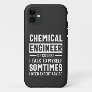 Capa Para iPhone 11 Presente de Engenheiro Químico Engraçado