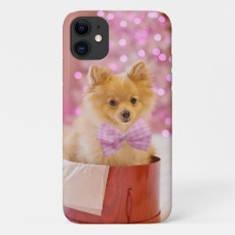 Capa Para iPhone 11 Presente de Natal Cachorro Filhote