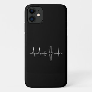 Capa Para iPhone 11 Presente do Coração do Céu Voador do Piloto Vintag