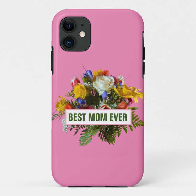 CAPA PARA iPhone 11 PRESENTE DO DIA DAS MÃES MELHOR MÃE DE TODAS    (Verso)