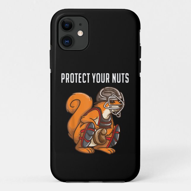 Capa Para iPhone 11 Presente engraçado para meninos que amam esquilos, (Verso)