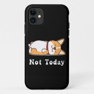 Capa Para iPhone 11 Presente Fofo de Corgi Amante de Cachorro Engraçad