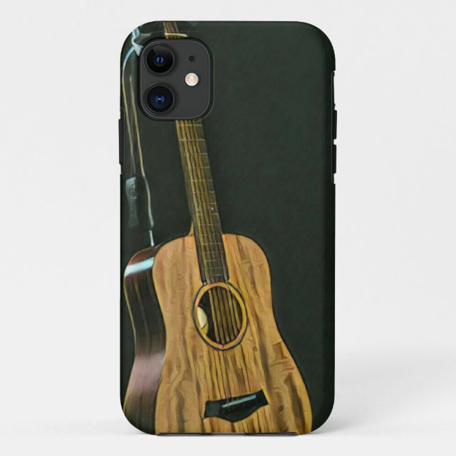 Capa Para iPhone 11 Presente guitarrista latino (Verso)