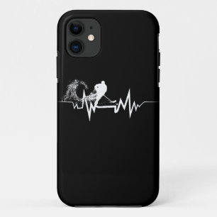 Capa Para iPhone 11 Presente Legal de Hockey Heartbeat para Jogadores