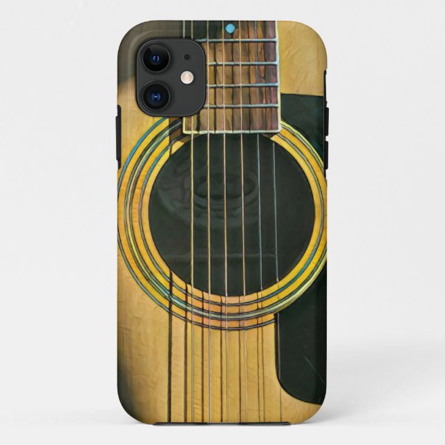 Capa Para iPhone 11 Presente para guitarrista músico (Verso)