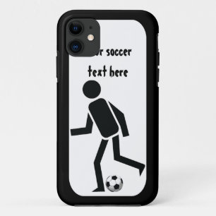 Capa Para iPhone 11 Presente personalizado de jogador de futebol e bol