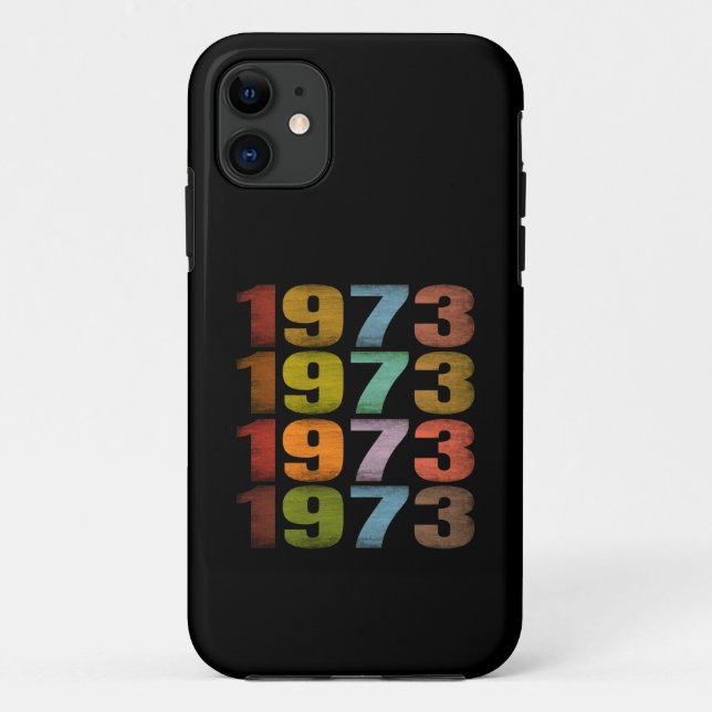 CAPA PARA iPhone 11 PRESENTE RETRÔ DE 1973 (Verso)