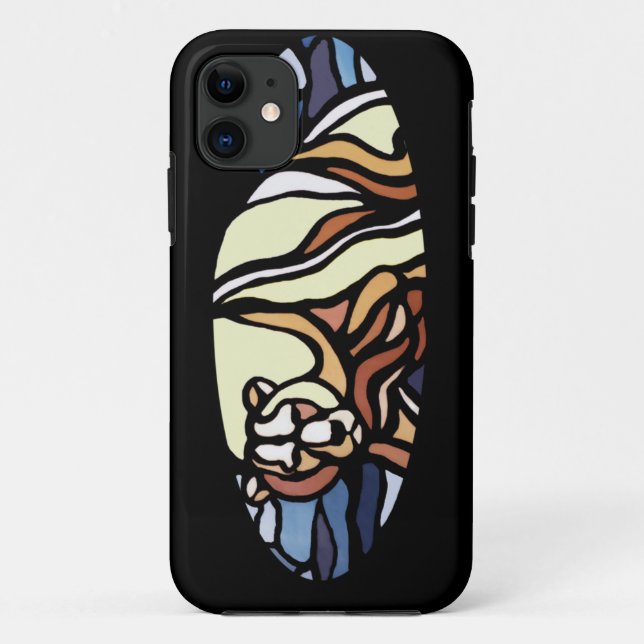 Capa Para iPhone 11 Presentes de Urso Polar IPhone 5 Case Wildlife Art (Verso)