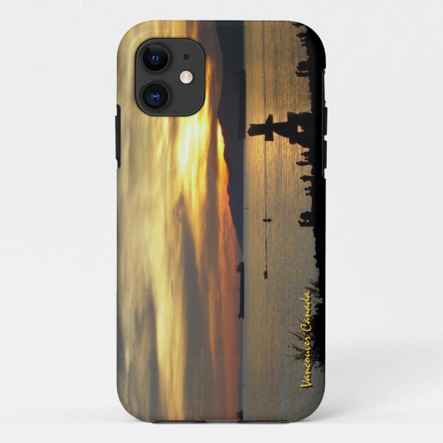 Capa Para iPhone 11 Presentes de Vancouver iPhone 5 Case Vancouver Sun (Verso)