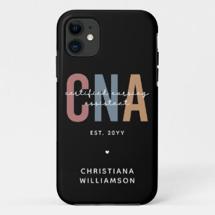 Capa Para iPhone 11 Presentes do Assistente de Enfermagem Certificado