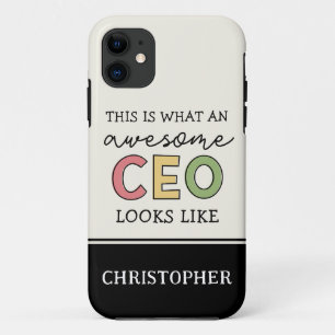 Capa Para iPhone 11 Presentes engraçados para CEO   Presentes de Chefe