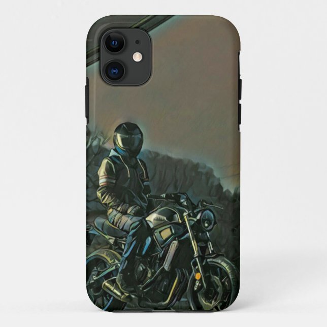 Capa Para iPhone 11 Presentes para motociclos (Verso)