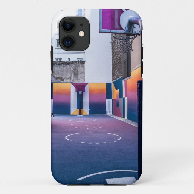 Capa Para iPhone 11 presentes personalizados de basquete (Verso)