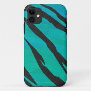 Capa Para iPhone 11 Preto do tigre e impressão da cerceta