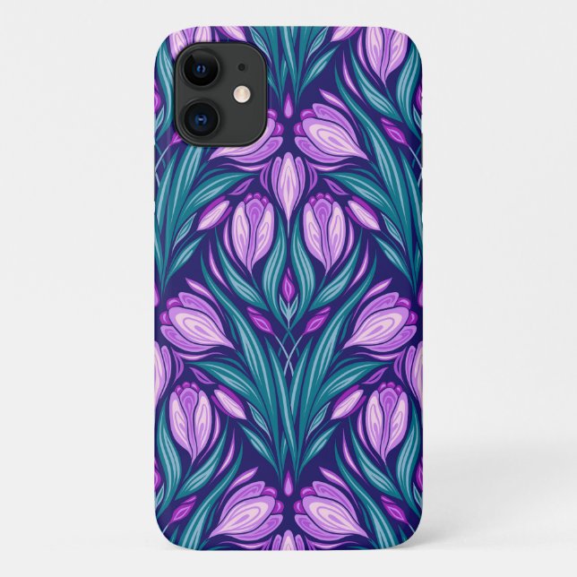 Capa Para iPhone 11 Primavera crocodilo (Verso)
