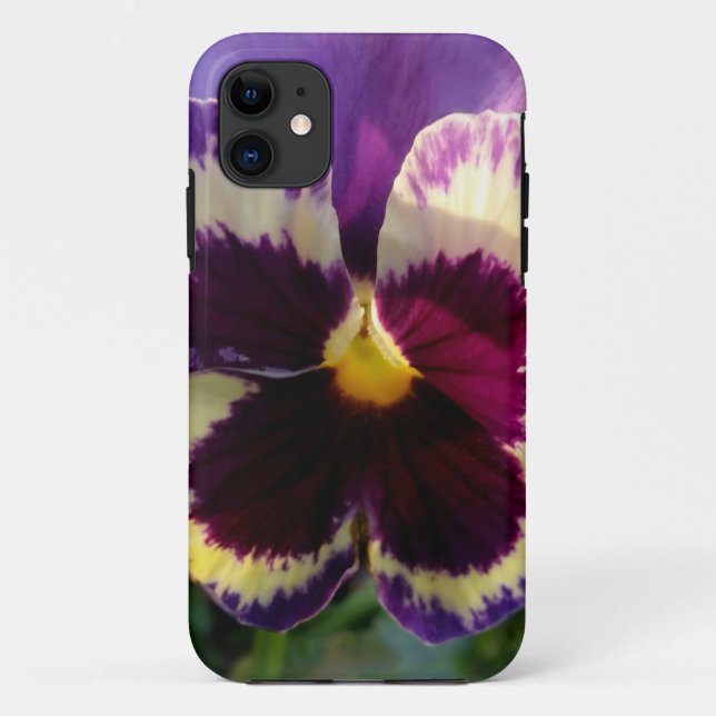 Capa Para iPhone 11 primavera Pansy colorido (Verso)