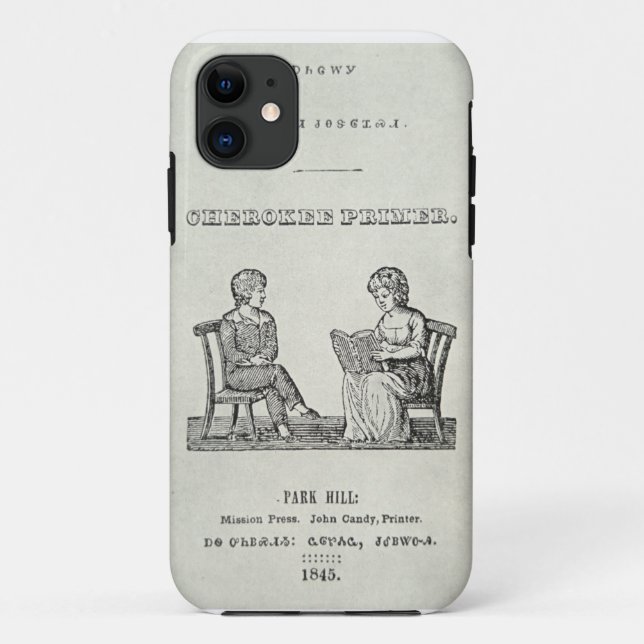 Capa Para iPhone 11 Primeira demão Cherokee, 1845 (gravura) (Verso)