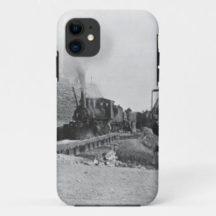 Capa Para iPhone 11 Primeiro trem que passa através da parede de