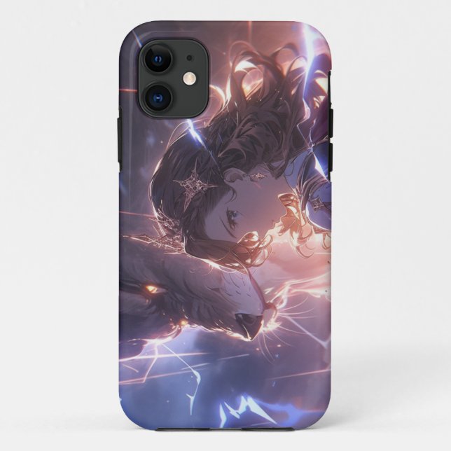 Capa Para iPhone 11 Princesa Summoner e Dragão (Verso)