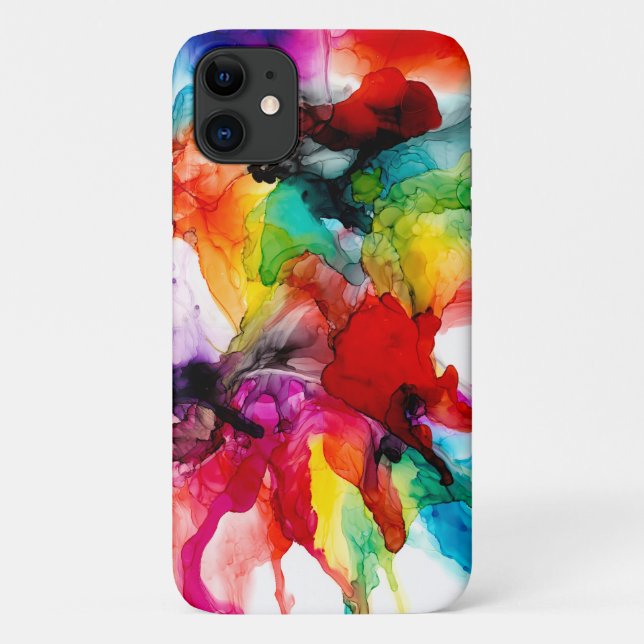 Capa Para iPhone 11 Prism de Jeweltone - Aquarela (Verso)
