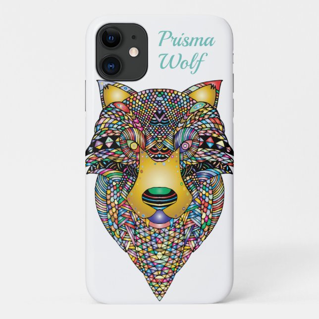 Capa Para iPhone 11 Prisma Wolf (Verso)