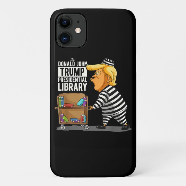 Capa Para iPhone 11 Prison Trump Presidential Library (Verso)