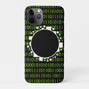 Capa Para iPhone 11 Pro 1s 0s Abyss Binário Portal Digital com Código Bi