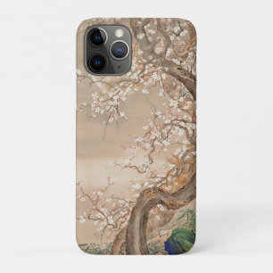 Capa Para iPhone 11 Pro A ameixa japonesa floresce à lua por Sō Shizan
