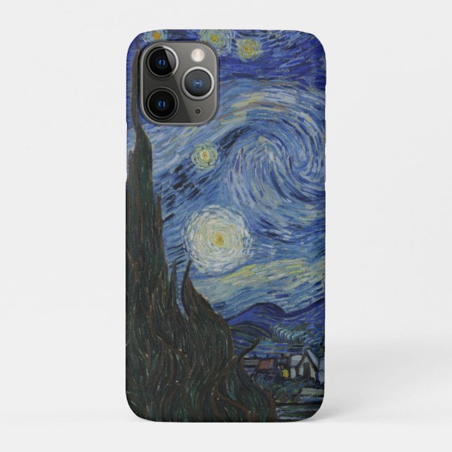 Capa Para iPhone 11 Pro  A Noite Estrelada (Verso)