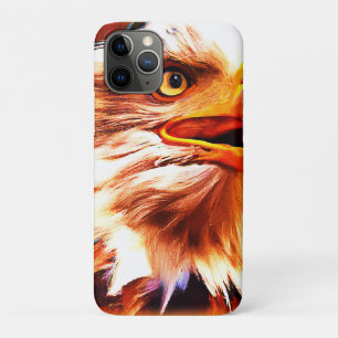 Capa Para iPhone 11 Pro A pintura de uma face das águias espantosas. Compr