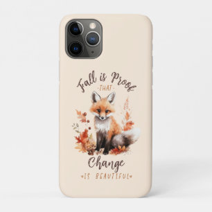 Capa Para iPhone 11 Pro A Queda É Prova De Que A Mudança É Bela