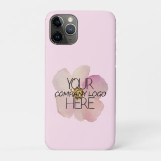 Capa Para iPhone 11 Pro A sua empresa está na vertical cor-de-rosa
