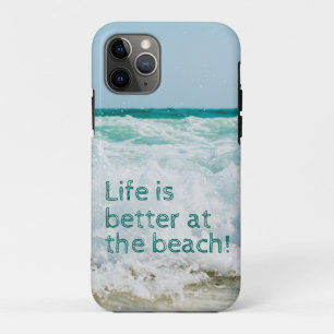 Capa Para iPhone 11 Pro A Vida É Melhor Na Onda Da Praia