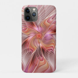 Capa Para iPhone 11 Pro Abstrato Butterfly Fantasy Fractal Arte Colorida