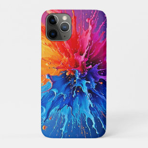 Capa Para iPhone 11 Pro Abstrato de abertura de pintura dinâmica