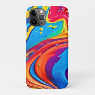 Capa Para iPhone 11 Pro Abstrato de arte vibrante