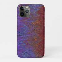 abstrato de "Neural Firestorm" - Azul Vermelho