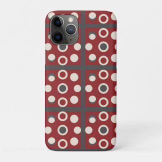 Capa Para iPhone 11 Pro Abstrato Trabalho de arte com Formas Circulares