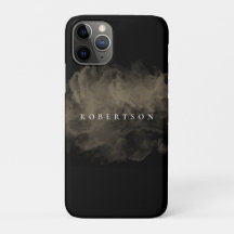 Adicionar Nome Luxurioso Vintage Dourado Cloudy