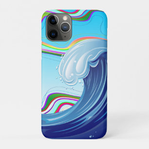 Capa Para iPhone 11 Pro Água das ondas grandes do oceano marinho
