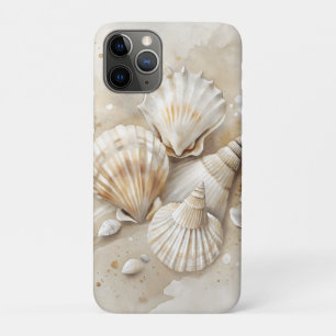 Capa Para iPhone 11 Pro Água Marinha Aquarela Costeira 