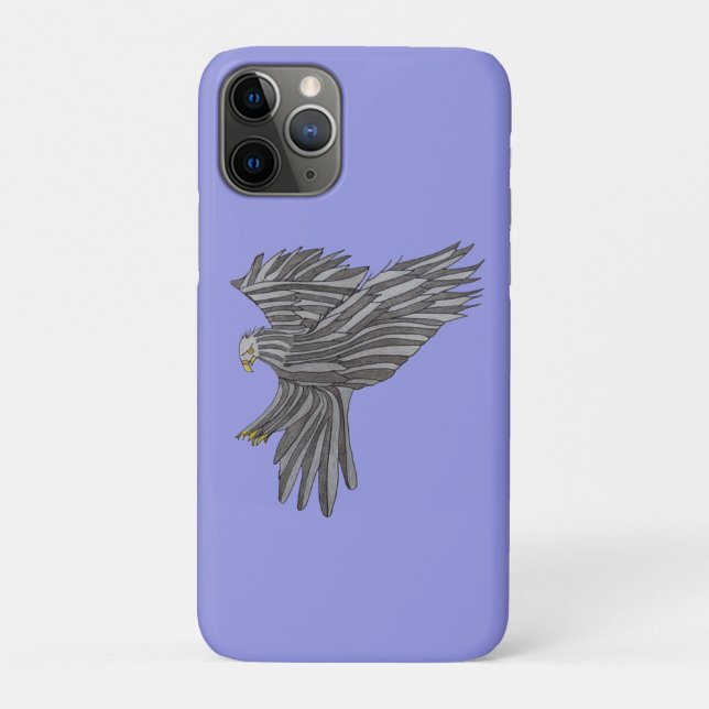 Capa Para iPhone 11 Pro Águia Azul (Verso)